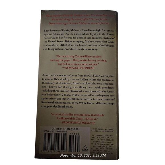 Steve berry the 14th colony by Steve Berry St. Martin's paperbacks isbn 97812500 - Picture 3 of 6